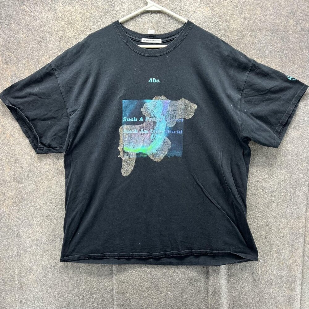 Advisory Board Crystals Shirt Mens 2XL Black Earth Day 2020 Graphic Relaxed Tee